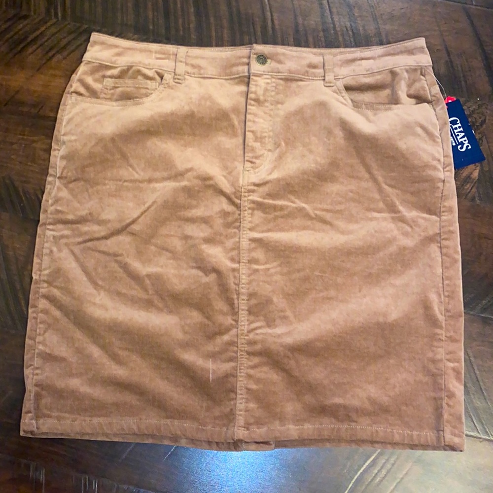 Chaps Cordaroy Skirt